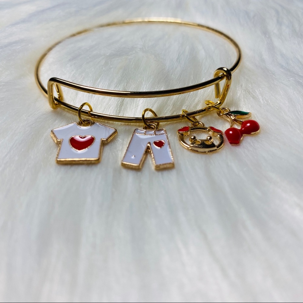Gold Charm Bracelets - Picture 2 of 3